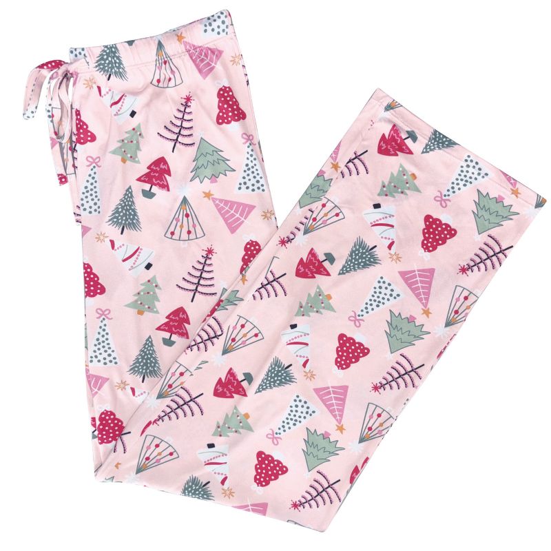 Creamy Peach Christmas Lounge Pants